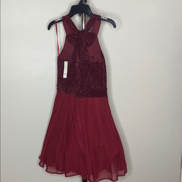 Francesca’s Lilith Back Bow Flare dress - Picture 5 of 7